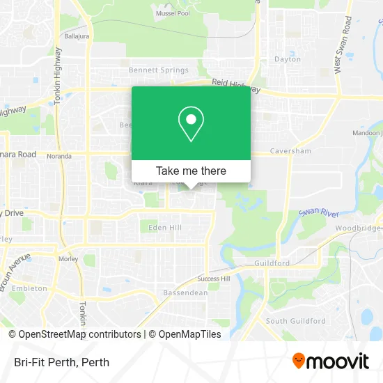 Mapa Bri-Fit Perth