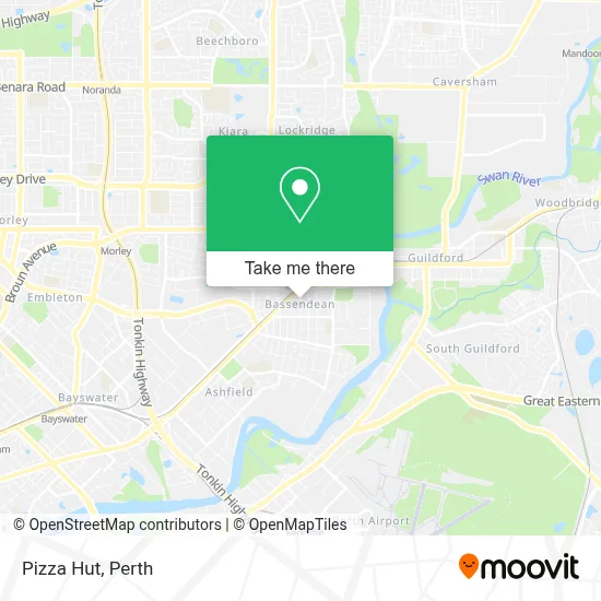 Mapa Pizza Hut
