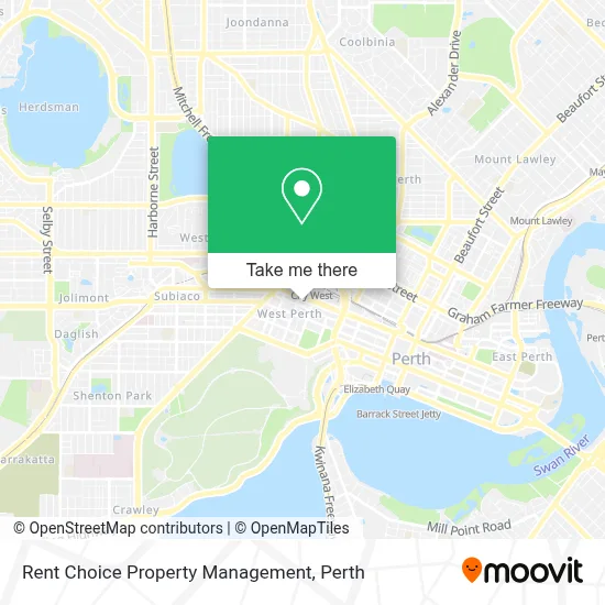 Rent Choice Property Management map
