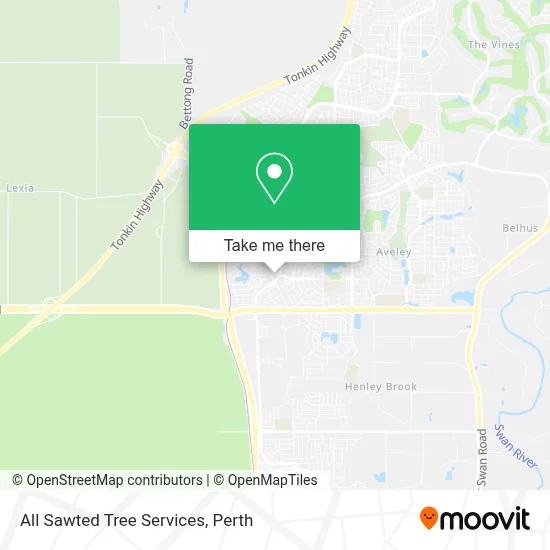 Mapa All Sawted Tree Services