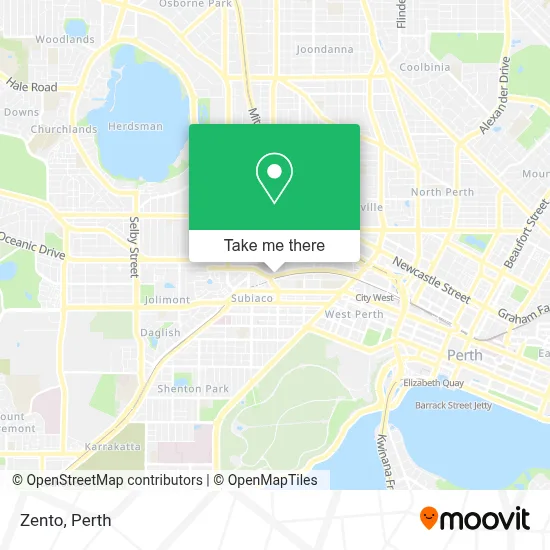 Mapa Zento