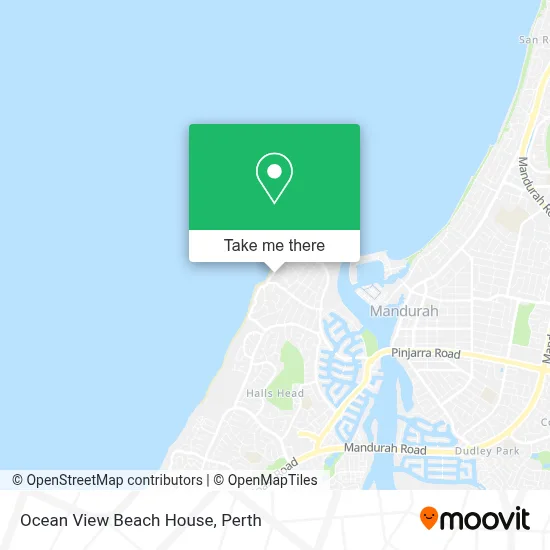 Mapa Ocean View Beach House