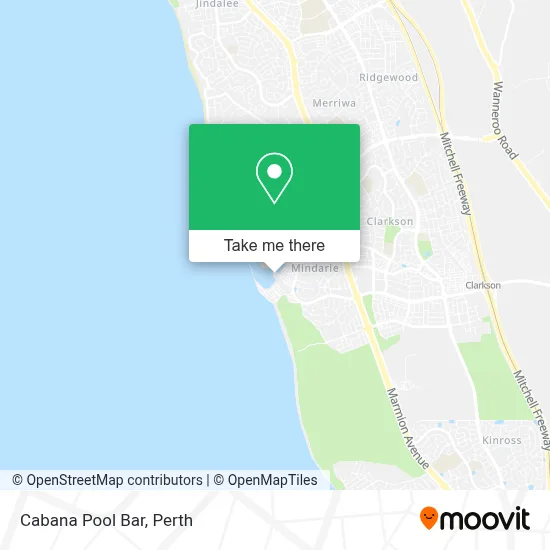Mapa Cabana Pool Bar