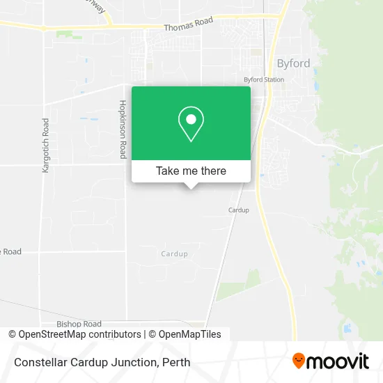 Mapa Constellar Cardup Junction