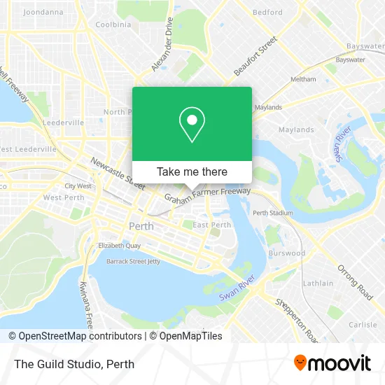 Mapa The Guild Studio