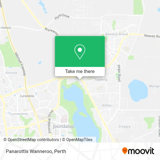 Mapa Panarottis Wanneroo