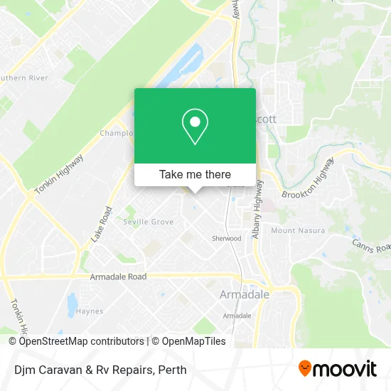 Mapa Djm Caravan & Rv Repairs
