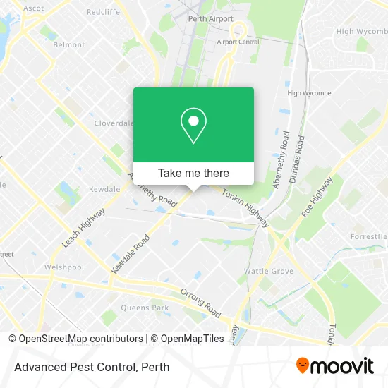 Mapa Advanced Pest Control