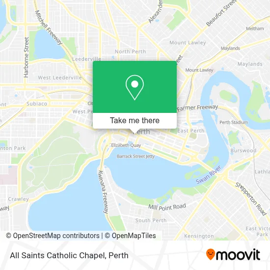 All Saints Catholic Chapel map