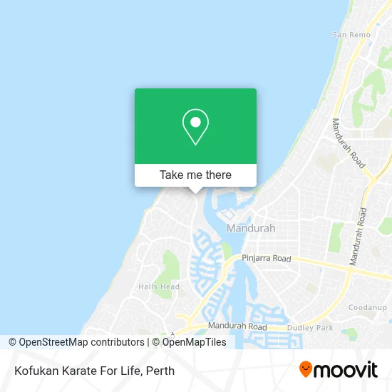 Mapa Kofukan Karate For Life