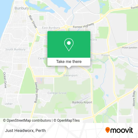 Mapa Just Headworx