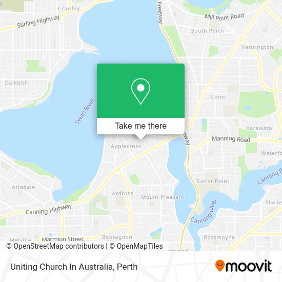 Mapa Uniting Church In Australia