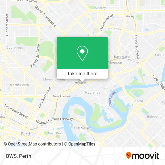 Mapa Bws