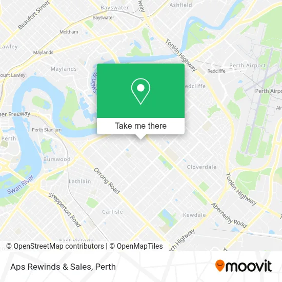 Mapa Aps Rewinds & Sales