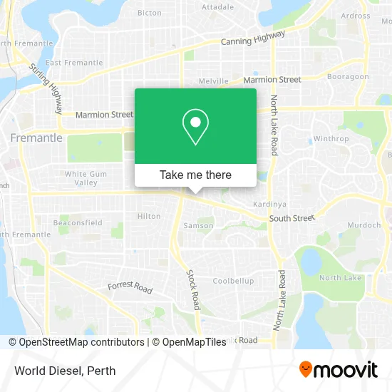Mapa World Diesel
