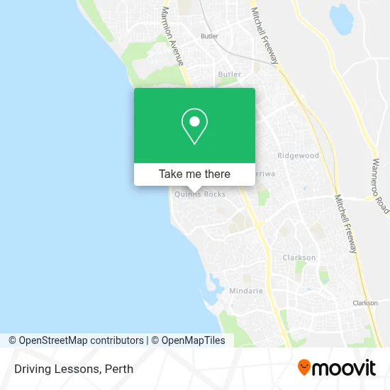 Driving Lessons map