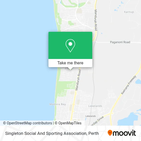 Mapa Singleton Social And Sporting Association