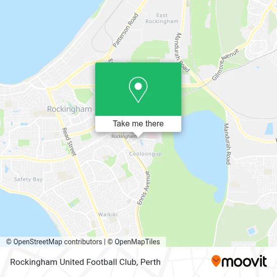 Rockingham United Football Club map