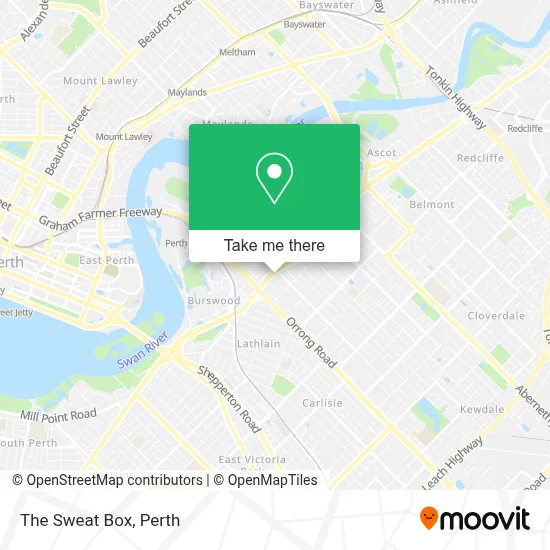 Mapa The Sweat Box