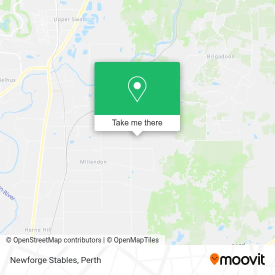 Mapa Newforge Stables