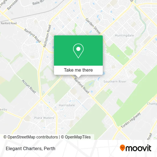 Elegant Charters map