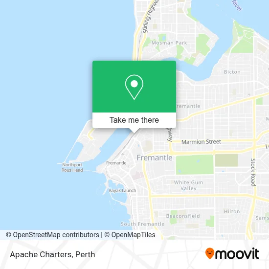 Apache Charters map