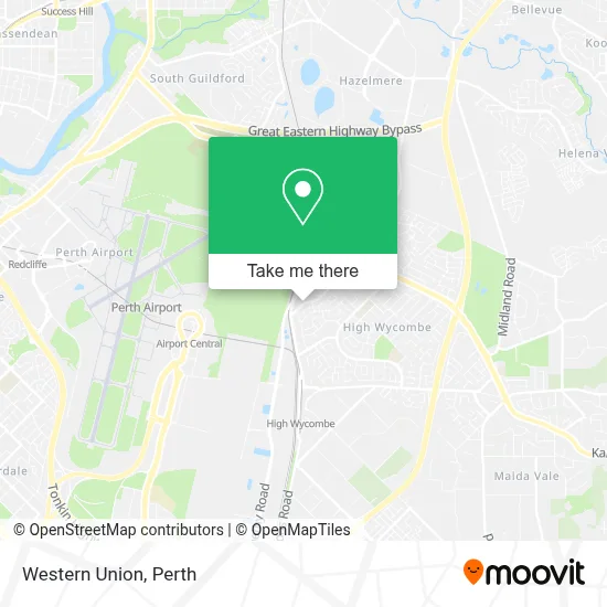 Western Union map