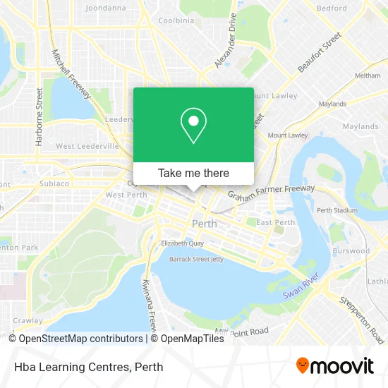 Mapa Hba Learning Centres