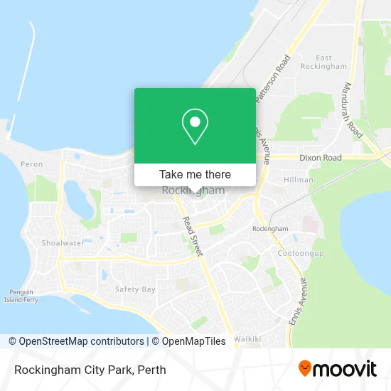 Rockingham City Park map