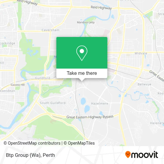 Mapa Btp Group (Wa)