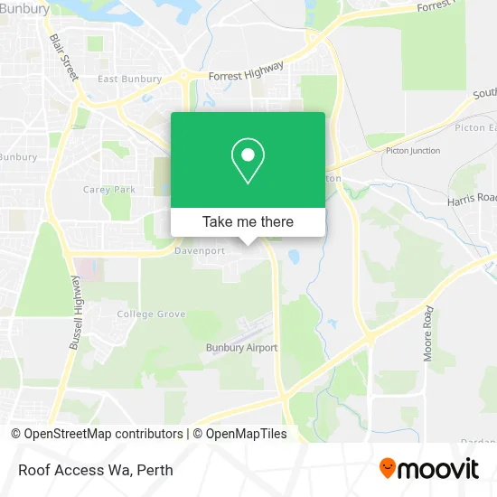 Mapa Roof Access Wa