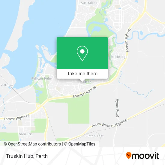 Mapa Truskin Hub