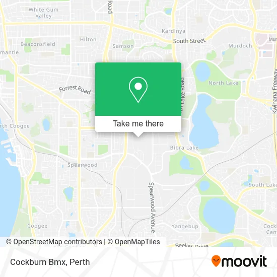Mapa Cockburn Bmx