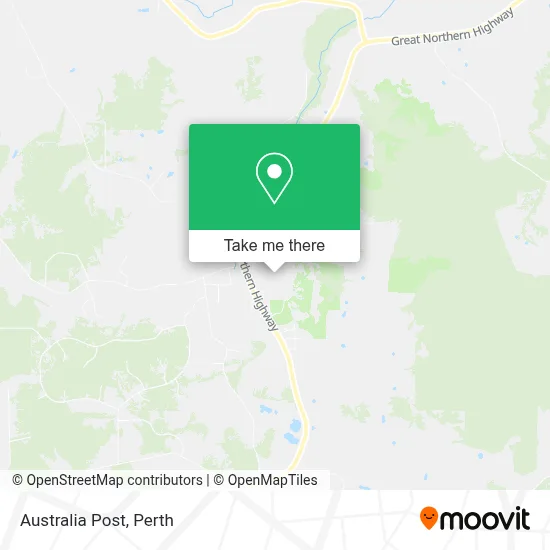 Mapa Australia Post