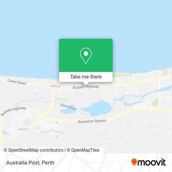 Mapa Australia Post