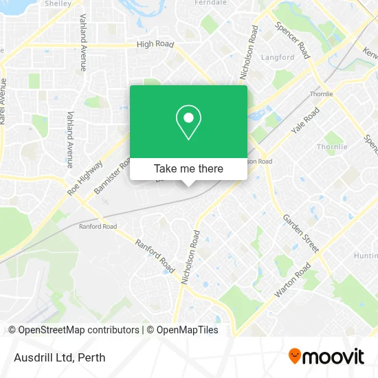 Mapa Ausdrill Ltd