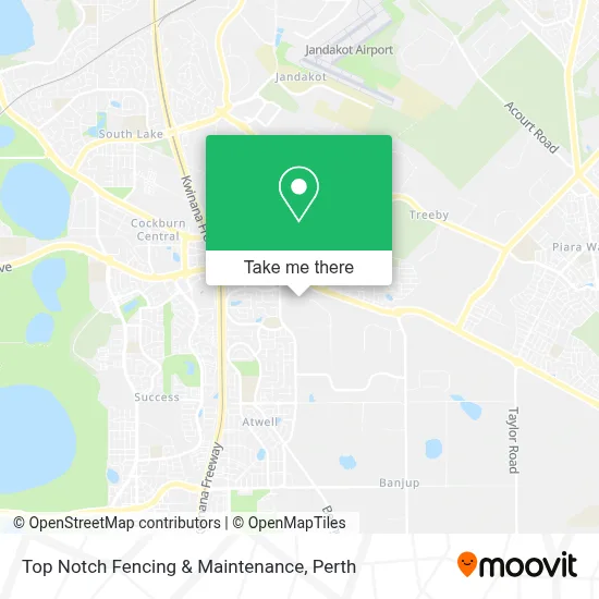 Mapa Top Notch Fencing & Maintenance
