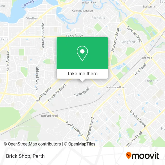 Mapa Brick Shop