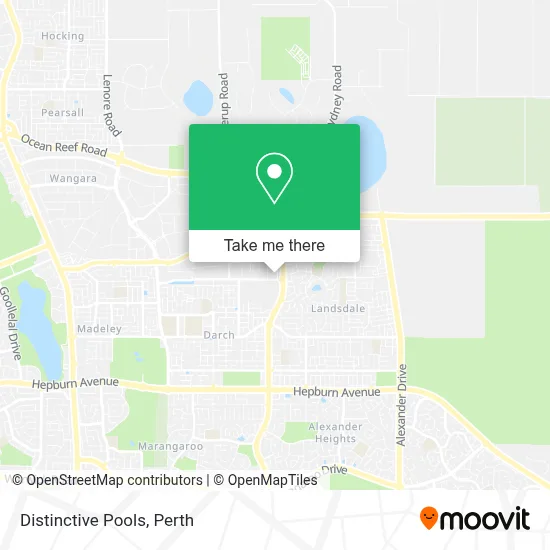 Mapa Distinctive Pools