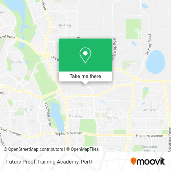 Mapa Future Proof Training Academy