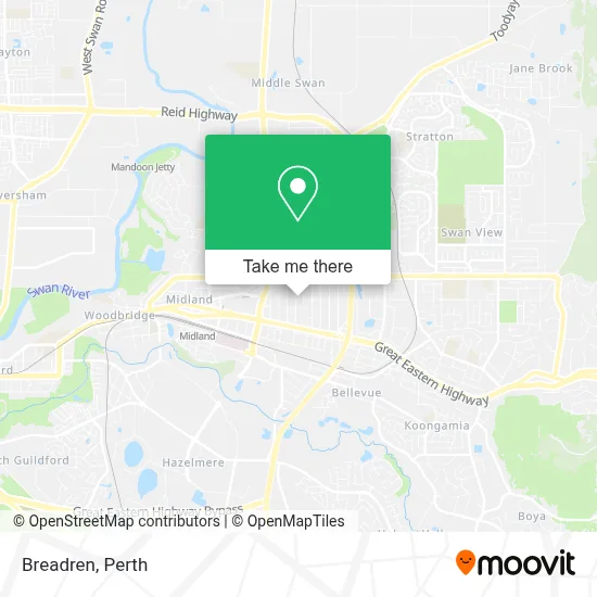 Breadren map