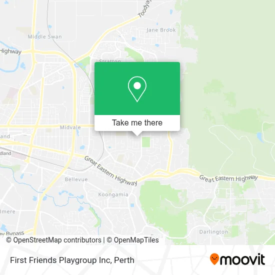 Mapa First Friends Playgroup Inc