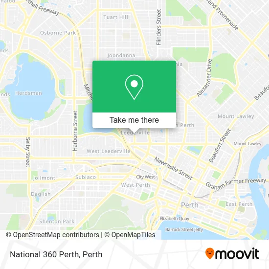 Mapa National 360 Perth