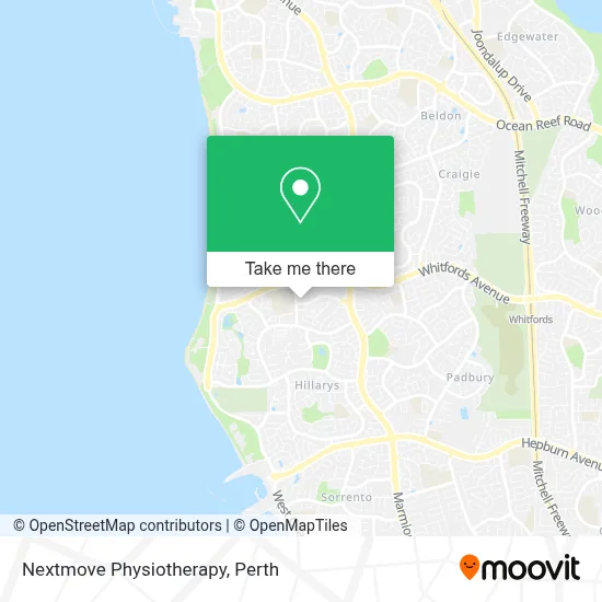 Mapa Nextmove Physiotherapy