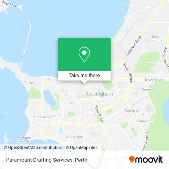 Paramount Drafting Services map