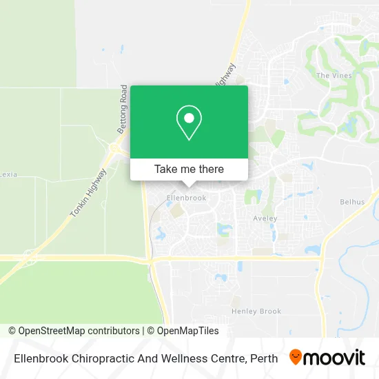 Ellenbrook Chiropractic And Wellness Centre map