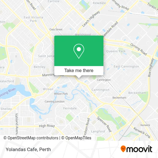 Mapa Yolandas Cafe