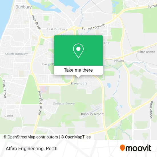 Alfab Engineering map