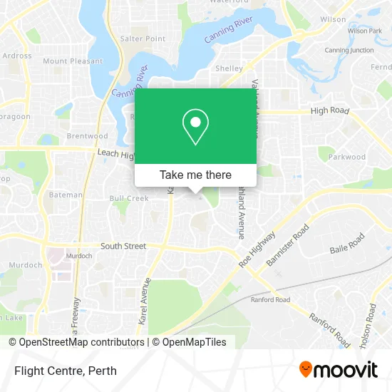 Mapa Flight Centre