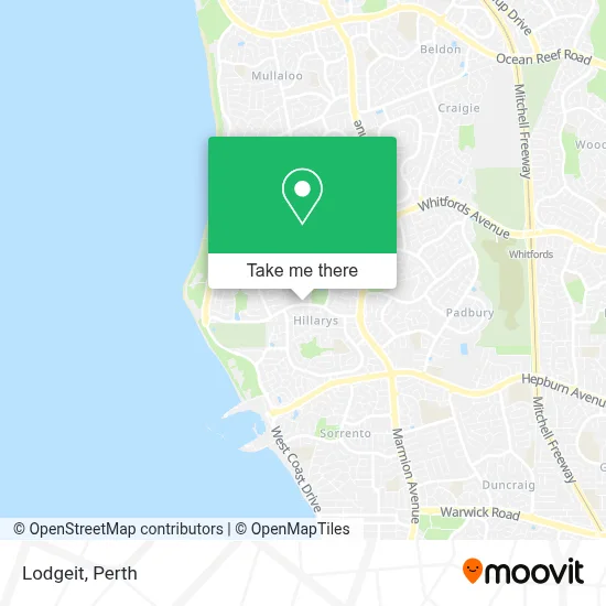 Mapa Lodgeit